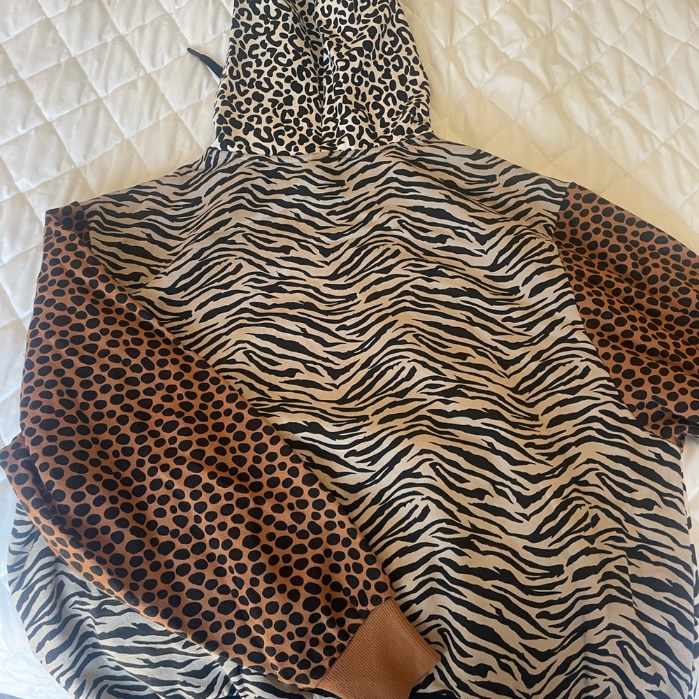 VANS Leopard Print Hoodie - Picture 4 of 5